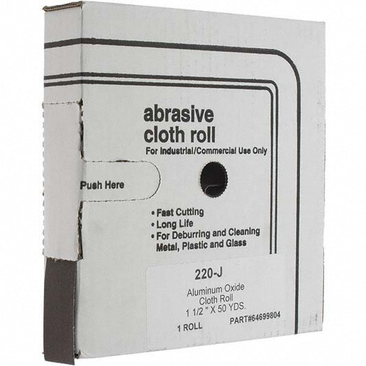 Value Collection 30154-MSC 1-1/2" x 50 Yd 220 Grit Aluminum Oxide Shop Roll