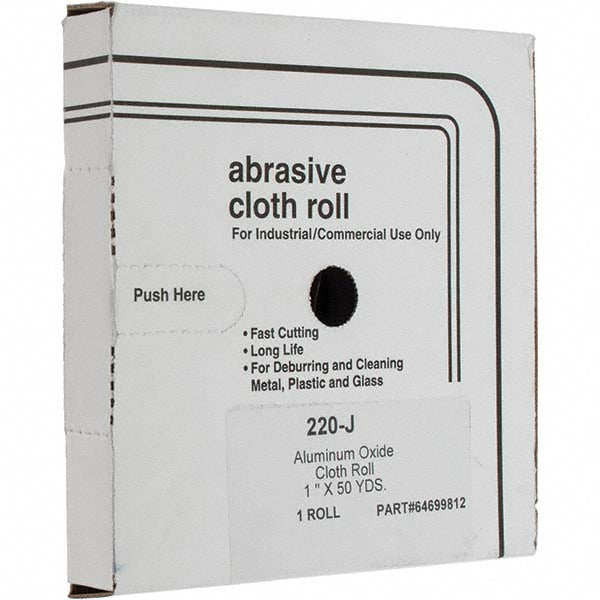 Value Collection 30142-MSC 1" x 50 Yd 220 Grit Aluminum Oxide Shop Roll