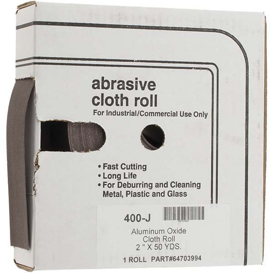 Value Collection 30162-MSC 2" x 50 Yd 400 Grit Aluminum Oxide Shop Roll