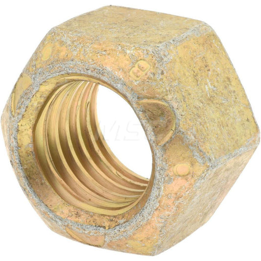 Bowmalloy 36787 Hex Lock Nut 3/4-10, Grade 9 Steel, Cadmium Waxed Finish