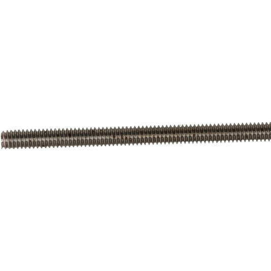 Value Collection 220938 General-Purpose Threaded Rod 1/4-20, 6' OAL, Stainless Steel, Plain Finish