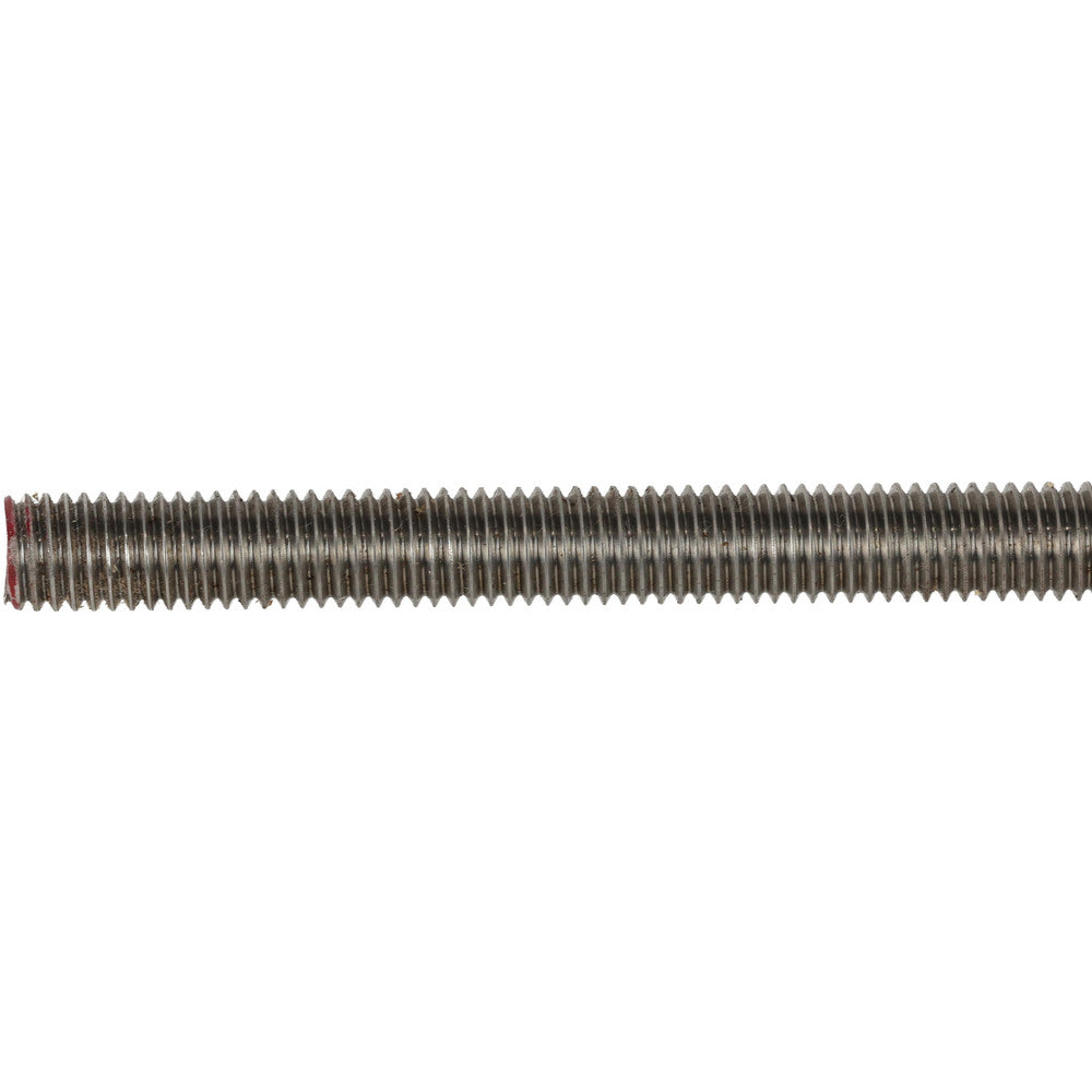 Value Collection 220927 General-Purpose Threaded Rod 1/2-13, 6' OAL, Stainless Steel, Plain Finish
