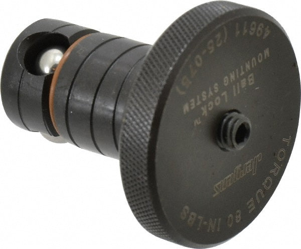 Jergens 49611 Modular Fixturing Shank Ball Lock, 25 mm Shank Dia, Steel