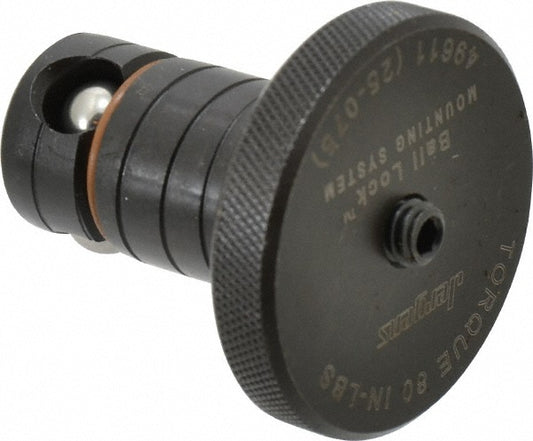 Jergens 49611 Modular Fixturing Shank Ball Lock, 25 mm Shank Dia, Steel