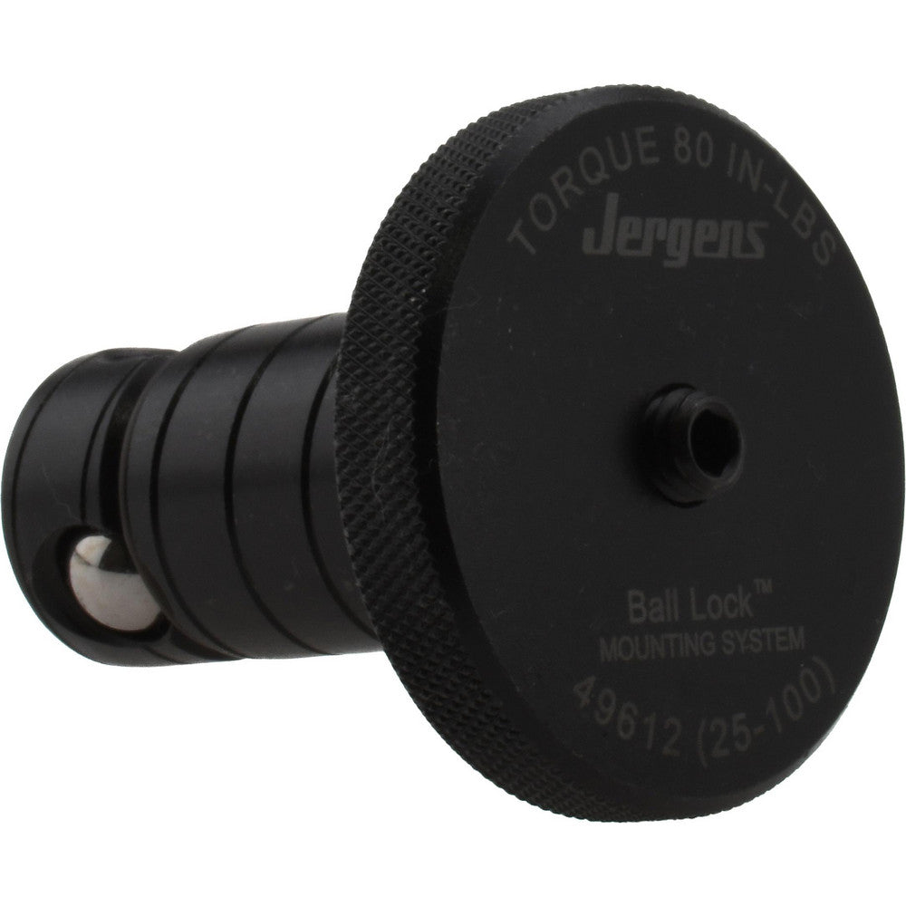 Jergens 49612 Modular Fixturing Shank Ball Lock, 25 mm Shank Dia, Steel