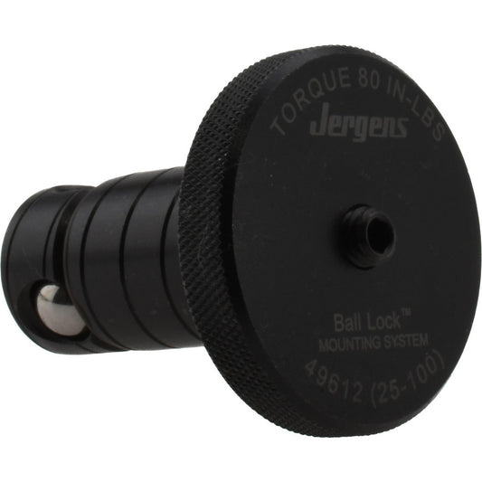 Jergens 49612 Modular Fixturing Shank Ball Lock, 25 mm Shank Dia, Steel