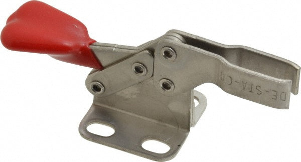 De-Sta-Co 206-HSS Manual Hold-Down Toggle Clamp Horizontal, 100 lb Capacity, U-Bar, Flanged Base