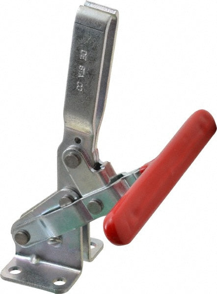 De-Sta-Co 210-TU Manual Hold-Down Toggle Clamp Vertical, 600 lb Capacity, U-Bar, Flanged Base
