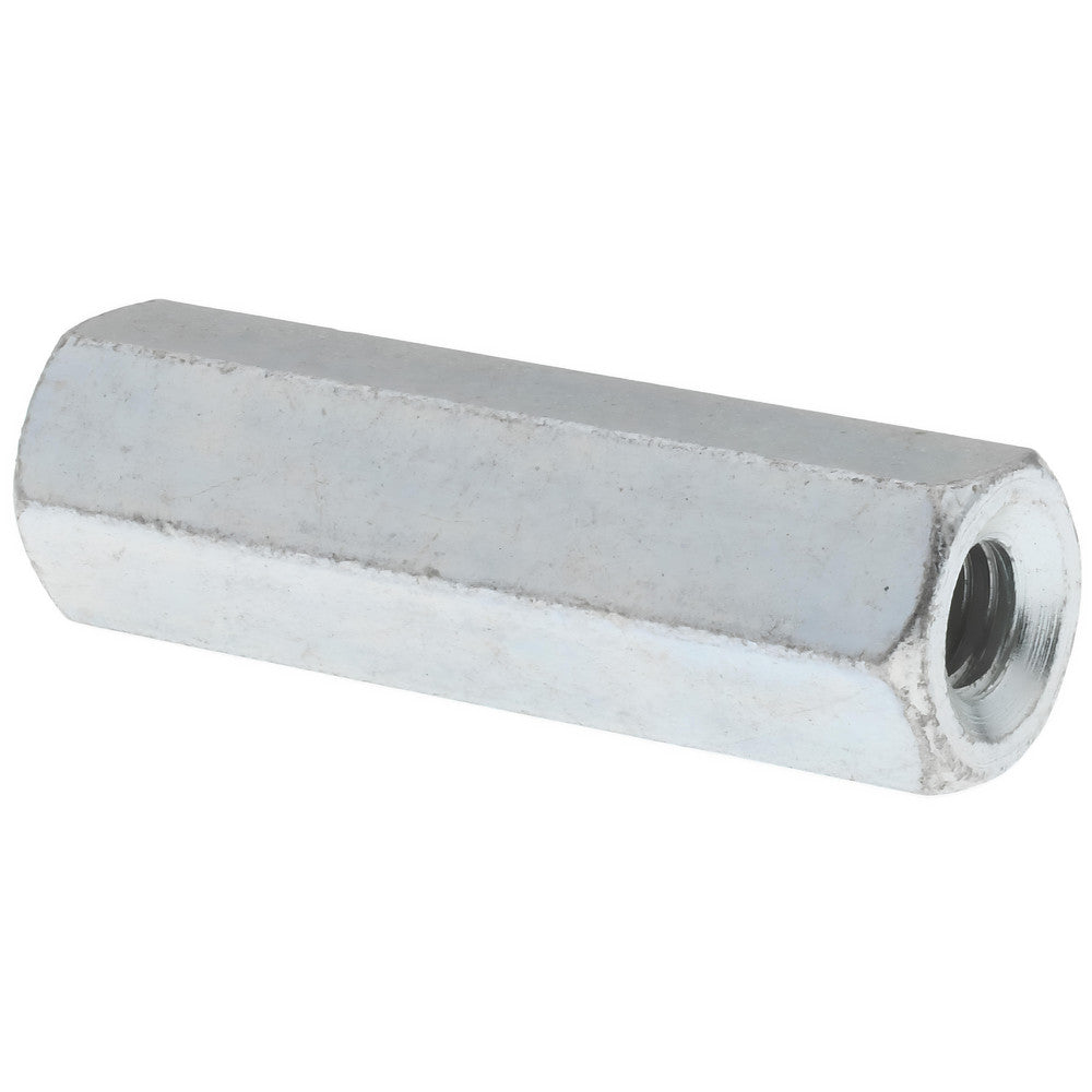 COUPLING NUT SUPPLY 250441 M6x1.00 Metric Coarse, 1-1/2" OAL Steel Standard Coupling Nut