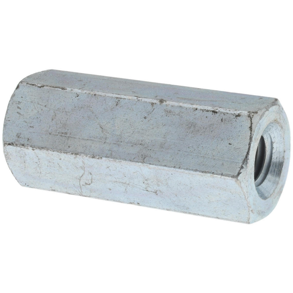 COUPLING NUT SUPPLY 204716 M8x1.25 Metric Coarse, 1-1/2" OAL Steel Standard Coupling Nut
