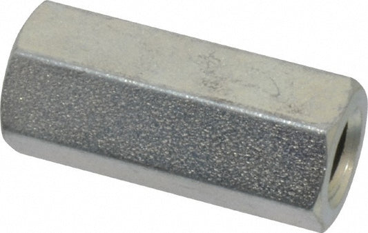 COUPLING NUT SUPPLY 250447 M10x1.50 Metric Coarse, 1-1/2" OAL Steel Standard Coupling Nut
