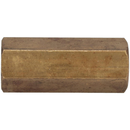 COUPLING NUT SUPPLY 204723 5/8-11 UNC, 2-1/8" OAL Brass Standard Coupling Nut