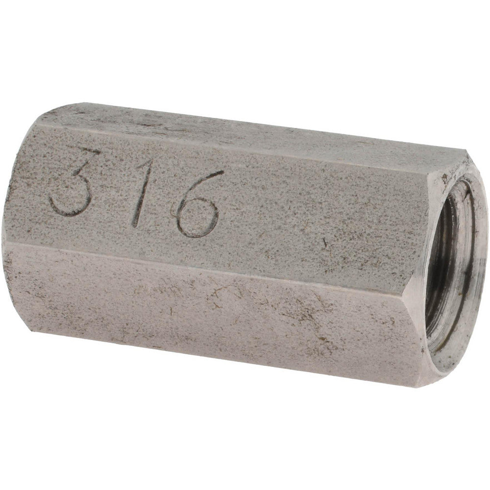 COUPLING NUT SUPPLY 250268 1/2-13 UNC, 1-1/4" OAL Stainless Steel Standard Coupling Nut