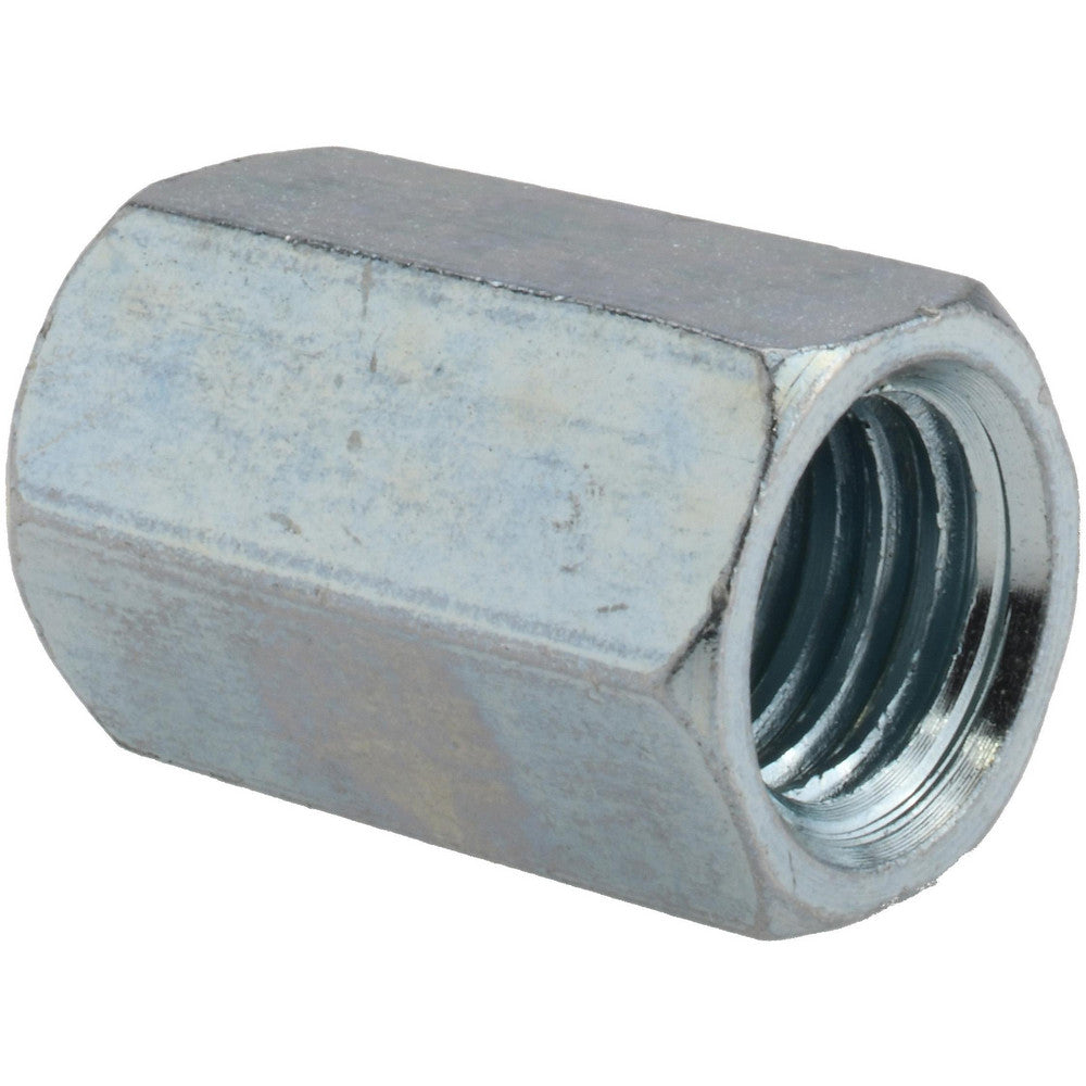 Value Collection 250691 1/2-13 x 5/8-11 UNC, 1-1/4" OAL Steel Standard Coupling Nut