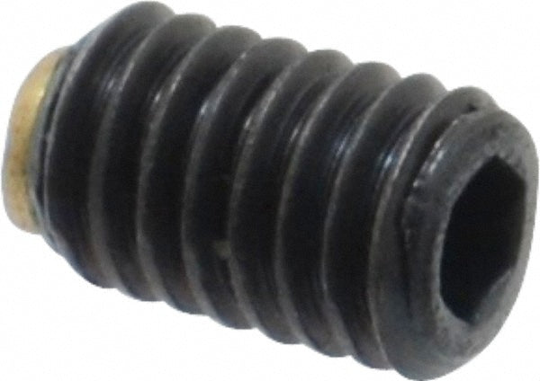 J.W. Winco 913.3-M4-6-MS Set Screw M4 x 0.70 x 6 mm, Soft Tip Point, Steel, Grade 5.8