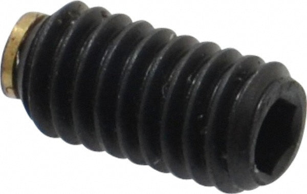 J.W. Winco 913.3-M4-8-MS Set Screw M4 x 0.70 x 8 mm, Soft Tip Point, Steel, Grade 5.8