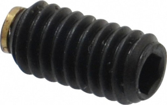 J.W. Winco 913.3-M4-8-MS Set Screw M4 x 0.70 x 8 mm, Soft Tip Point, Steel, Grade 5.8