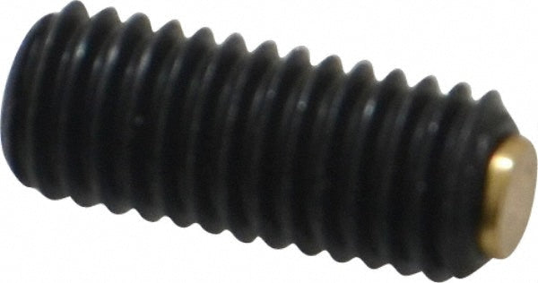J.W. Winco 913.3-M5-12-MS Set Screw M5x0.8, 12.00 mm Length Under Head, Soft Tip Point, Steel, Grade 5.8
