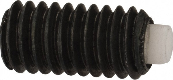 J.W. Winco 913.3-M4-8-KU Set Screw M4 x 0.70 x 8 mm, Soft Tip Point, Steel, Grade 5.8
