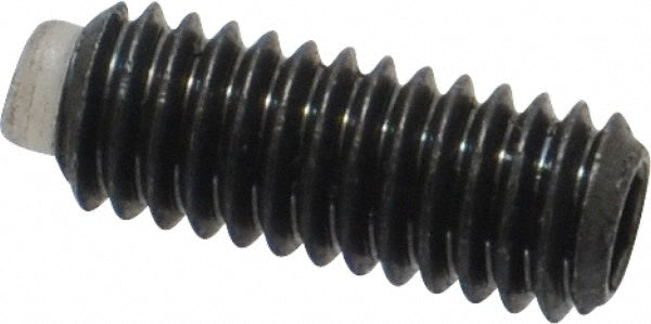 J.W. Winco 913.3-M4-10-KU Set Screw M4 x 0.70 x 10 mm, Soft Tip Point, Steel, Grade 5.8