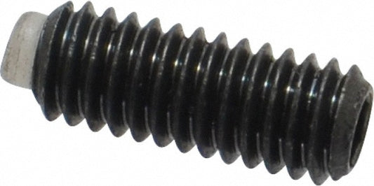 J.W. Winco 913.3-M4-10-KU Set Screw M4 x 0.70 x 10 mm, Soft Tip Point, Steel, Grade 5.8