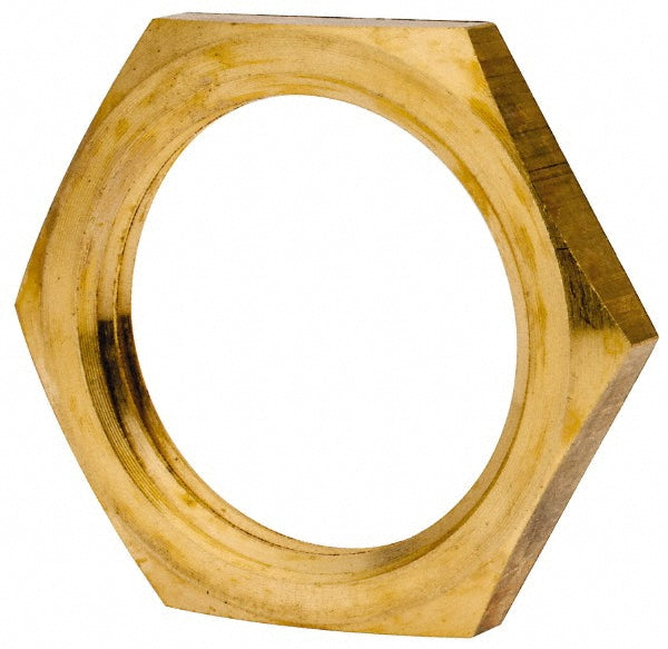 J.W. Winco 7430-G3/4-MS G 3/4 Thread, 31mm Distance Across Flats, Brass Oil Level Sight Glasses