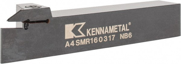Kennametal 1953181 Indexable Grooving-Cutoff Toolholder A4SMR160317, 3 mm Min Groove Width, 17 mm Max Depth of Cut, Right Hand