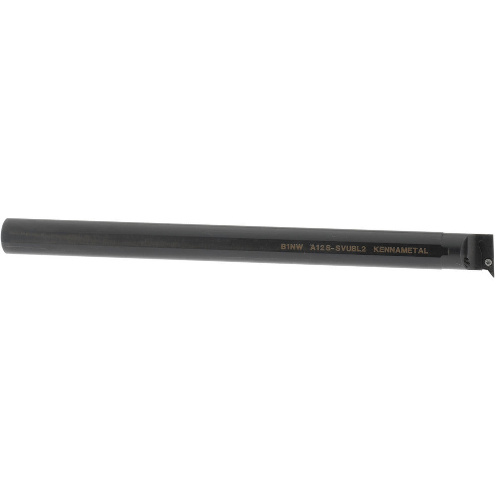 Kennametal 1094700 Indexable Boring Bar A12SSVUBL2, 24.89 mm Min Bore Dia, Left Hand Cut, 3/4" Shank Dia, -3 &deg Lead Angle, Steel