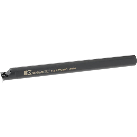 Kennametal 1094701 Indexable Boring Bar A16TSVUBR3, 33.02 mm Min Bore Dia, Right Hand Cut, 1" Shank Dia, -3 &deg Lead Angle, Steel
