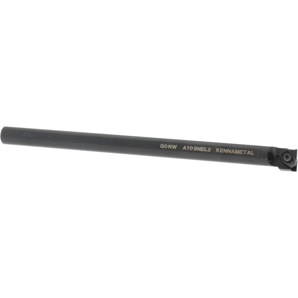 Kennametal 1094830 Indexable Boring Bar A10SNEL2, 25.4 mm Min Bore Dia, Left Hand Cut, 5/8" Shank Dia, 3 &deg Lead Angle, Steel
