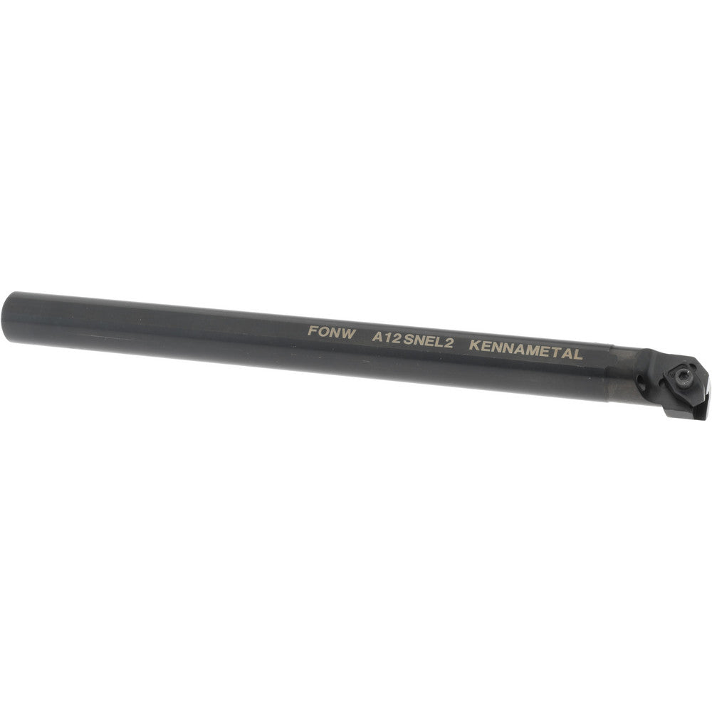 Kennametal 1094832 Indexable Boring Bar A12NEL2, 28.58 mm Min Bore Dia, Left Hand Cut, 3/4" Shank Dia, 3 &deg Lead Angle, Steel