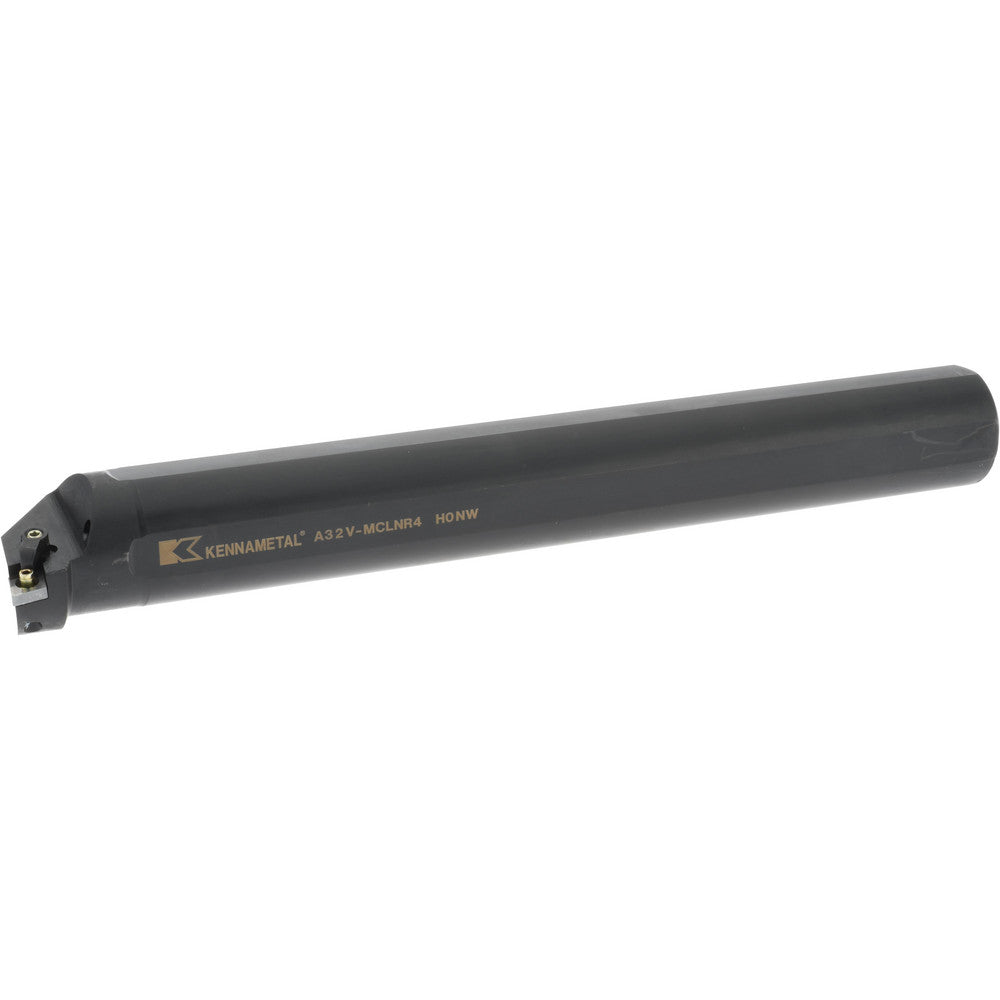 Kennametal 1096421 Indexable Boring Bar A32MCLNR4, 60.96 mm Min Bore Dia, Right Hand Cut, 2" Shank Dia, -5 &deg Lead Angle, Steel