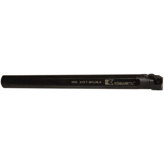 Kennametal 1096430 Indexable Boring Bar A16TMCLNL4, 30.48 mm Min Bore Dia, Left Hand Cut, 1" Shank Dia, -5 &deg Lead Angle, Steel