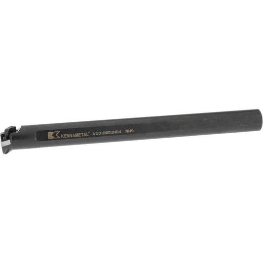 Kennametal 1096447 Indexable Boring Bar A20UMDUNR4, 43.31 mm Min Bore Dia, Right Hand Cut, 1-1/4" Shank Dia, -3 &deg Lead Angle, Steel