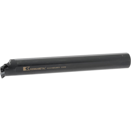 Kennametal 1096450 Indexable Boring Bar A32VMDUNR4, 63.5 mm Min Bore Dia, Right Hand Cut, 2" Shank Dia, -3 &deg Lead Angle, Steel