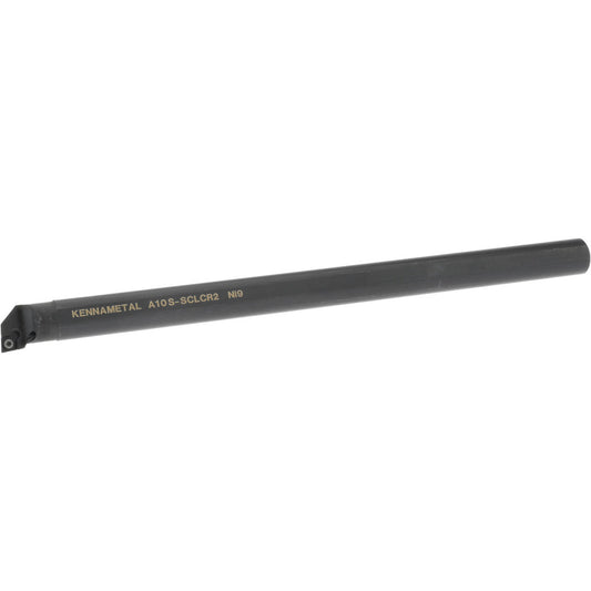 Kennametal 1328586 Indexable Boring Bar A10SSCLCR2, 19.56 mm Min Bore Dia, Right Hand Cut, 5/8" Shank Dia, -5 &deg Lead Angle, Steel