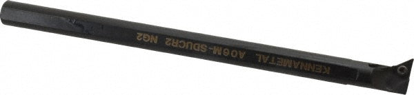 Kennametal 1328616 Indexable Boring Bar A06SDUCR2, 15.24 mm Min Bore Dia, Right Hand Cut, 3/8" Shank Dia, -3 &deg Lead Angle, Steel