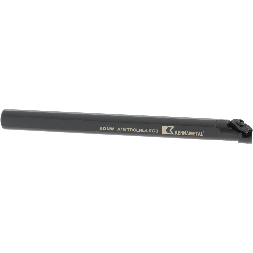 Kennametal 2408507 Indexable Boring Bar A16TDCLNL4KC3, 30.48 mm Min Bore Dia, Left Hand Cut, 1" Shank Dia, -5 &deg Lead Angle, Steel