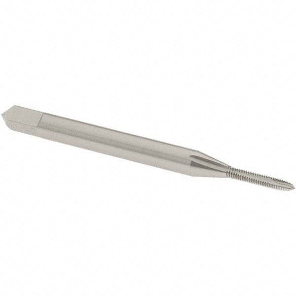OSG 1200000 Spiral Point Tap #0-80 UNF, 2 Flutes, Plug Chamfer, 3B Class of Fit, HSS, Bright/Uncoated Coated