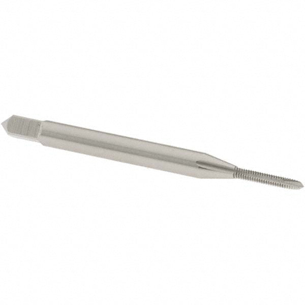 OSG 1205000 Spiral Point Tap #0-80 UNF, 2 Flutes, Plug Chamfer, 2B Class of Fit, HSS, Bright/Uncoated Coated