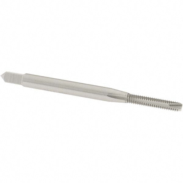 OSG 1206100 Spiral Point Tap #3-48 UNC, 2 Flutes, Bottoming Chamfer, 2B Class of Fit, HSS, Bright/Uncoated Coated