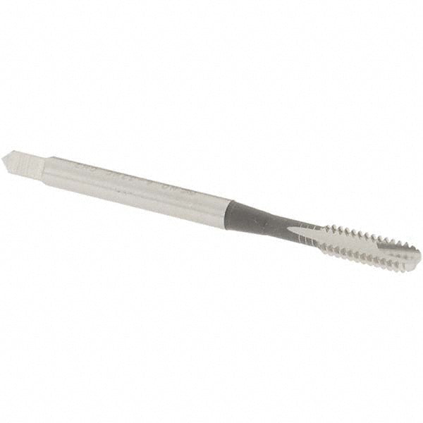 OSG 1207500 Spiral Point Tap #6-32 UNC, 2 Flutes, Bottoming Chamfer, 3B Class of Fit, HSS, Bright/Uncoated Coated