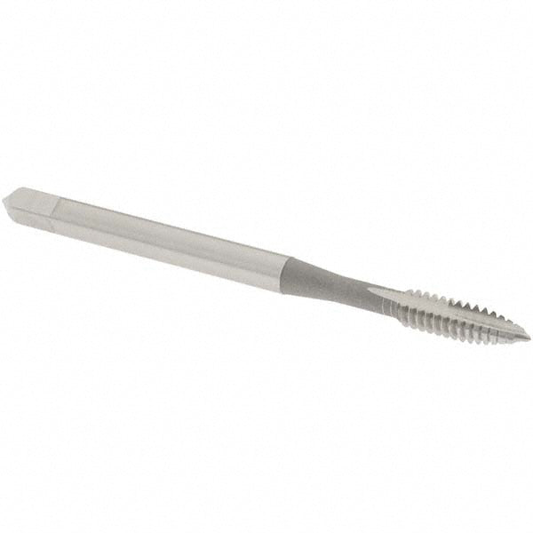 OSG 1212400 Spiral Point Tap #6-32 UNC, 2 Flutes, Plug Chamfer, 2B Class of Fit, HSS, Bright/Uncoated Coated