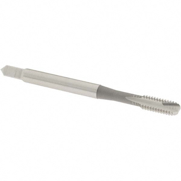 OSG 1212900 Spiral Point Tap #8-32 UNC, 2 Flutes, Bottoming Chamfer, 2B Class of Fit, HSS, Bright/Uncoated Coated