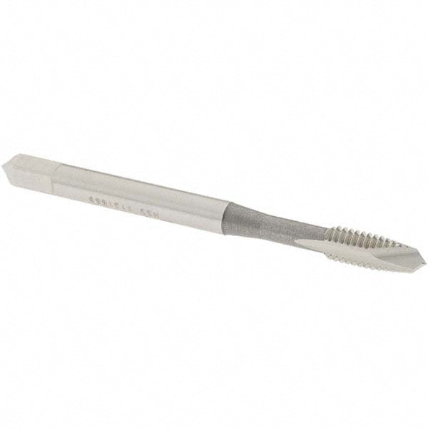 OSG 1721200 Spiral Point Tap #8-32 UNC, 2 Flutes, Plug Chamfer, HSS, Bright/Uncoated Coated