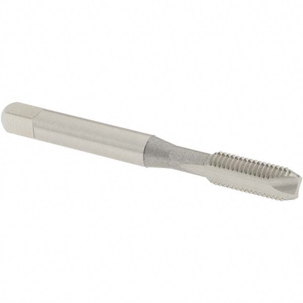 OSG 1230500 Spiral Point Tap 1/4-28 UNF, 2 Flutes, Bottoming Chamfer, 3B Class of Fit, HSS, Bright/Uncoated Coated