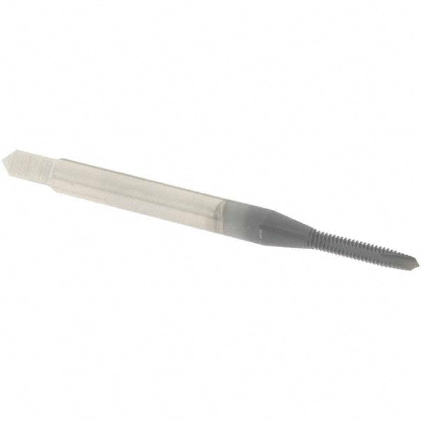 OSG 1205202 Spiral Point Tap #1-64 UNC, 2 Flutes, Plug Chamfer, 2B Class of Fit, HSS, elektraLUBE Coated