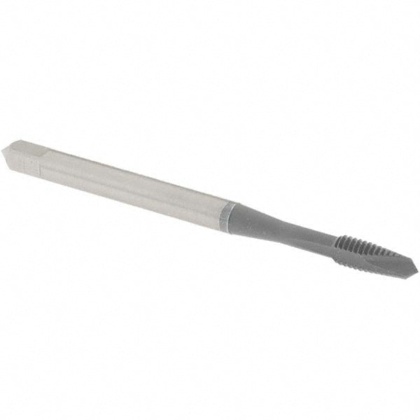 OSG 1207202 Spiral Point Tap #5-44 UNF, 2 Flutes, Plug Chamfer, 2B Class of Fit, HSS, elektraLUBE Coated