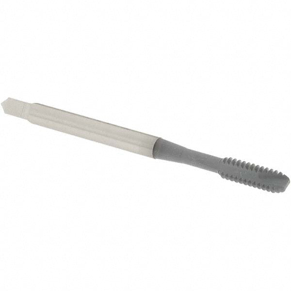 OSG 1212502 Spiral Point Tap #6-32 UNC, 2 Flutes, Bottoming Chamfer, 2B Class of Fit, HSS, elektraLUBE Coated