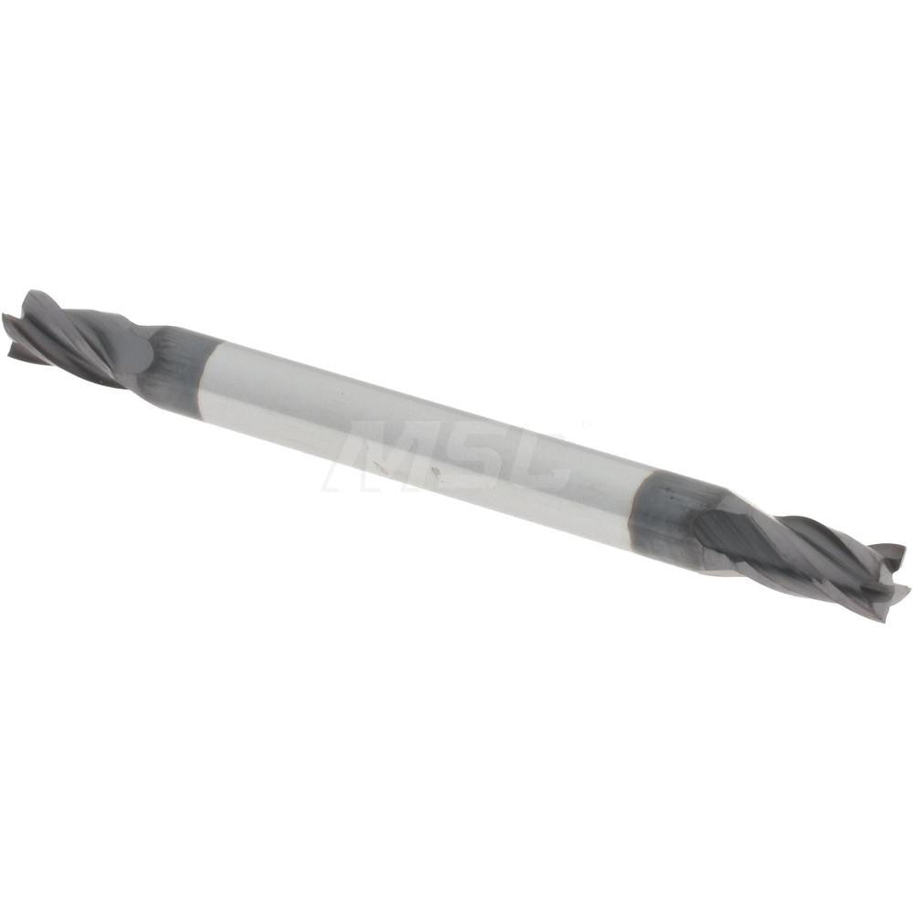 Accupro 64970486 Square End Mill 7/64'' Dia, 3/16'' LOC, 1/8'' Shank Dia, 1-1/2'' OAL, 4 Flutes, Solid Carbide